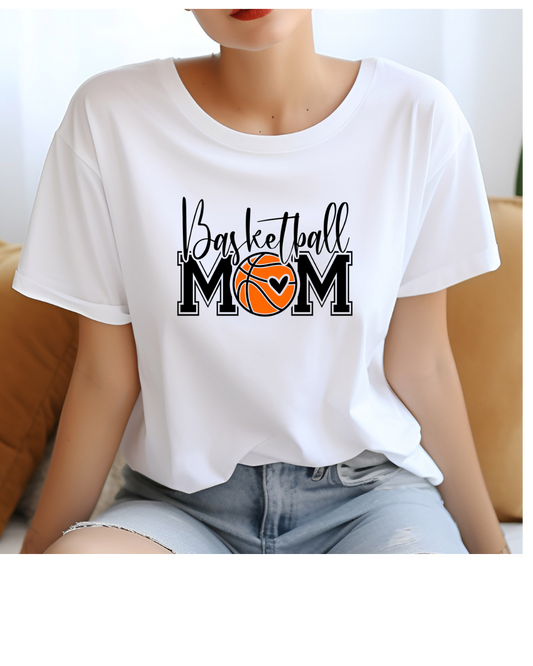 Basketball Mom 2 side print T-shirt