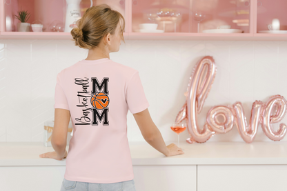 Basketball Mom 2 side print T-shirt