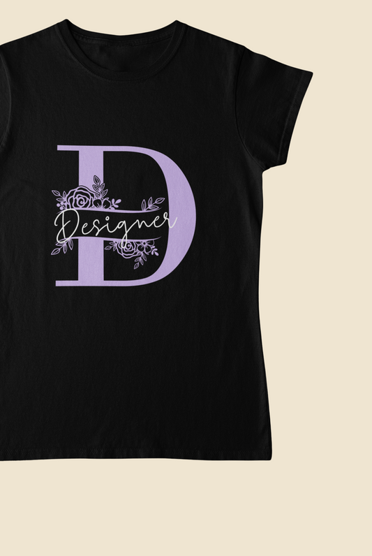 'Designer' written in creative typography style